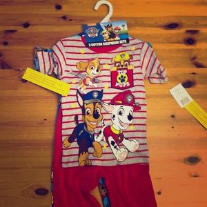 NWT Paw Patrol PJ Set